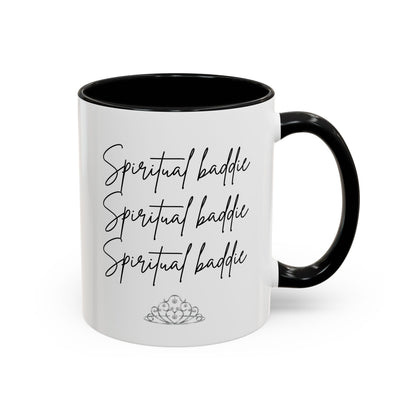 Spiritual Baddie Crown Accent Coffee Mug (11, 15oz)