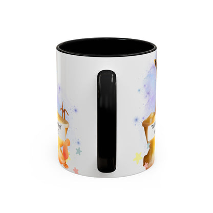 Giraffe Humour Accent Coffee Mug - Funny Gift, Quirky Kitchen Decor, Ideal for Birthdays, Christmas, Office