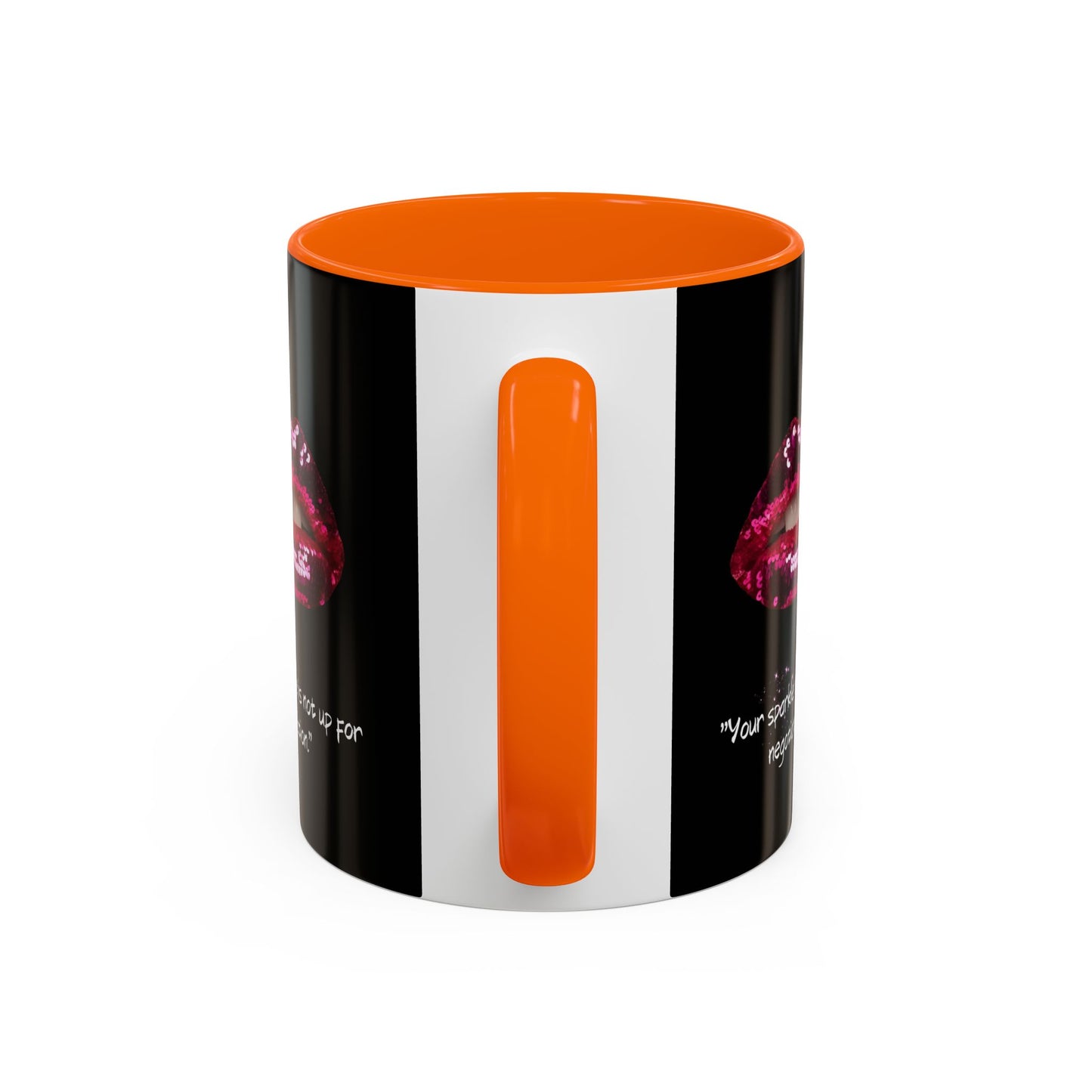 Sparkle Lips Accent Coffee Mug (11, 15oz)