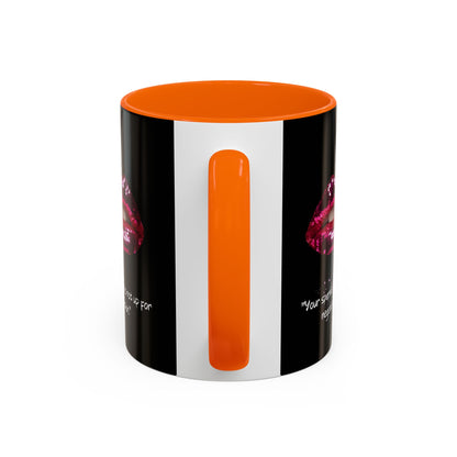 Sparkle Lips Accent Coffee Mug (11, 15oz)