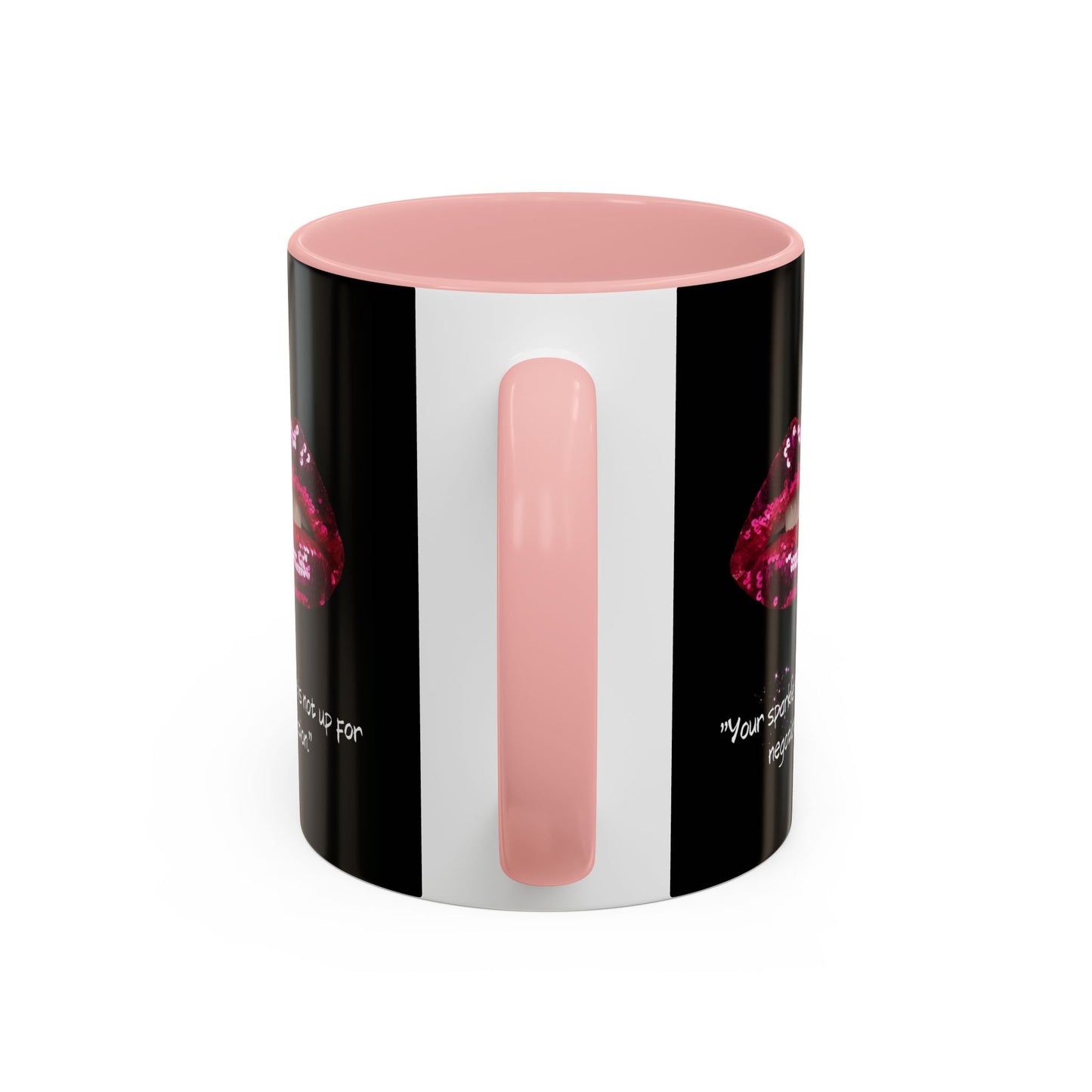 Sparkle Lips Accent Coffee Mug (11, 15oz)