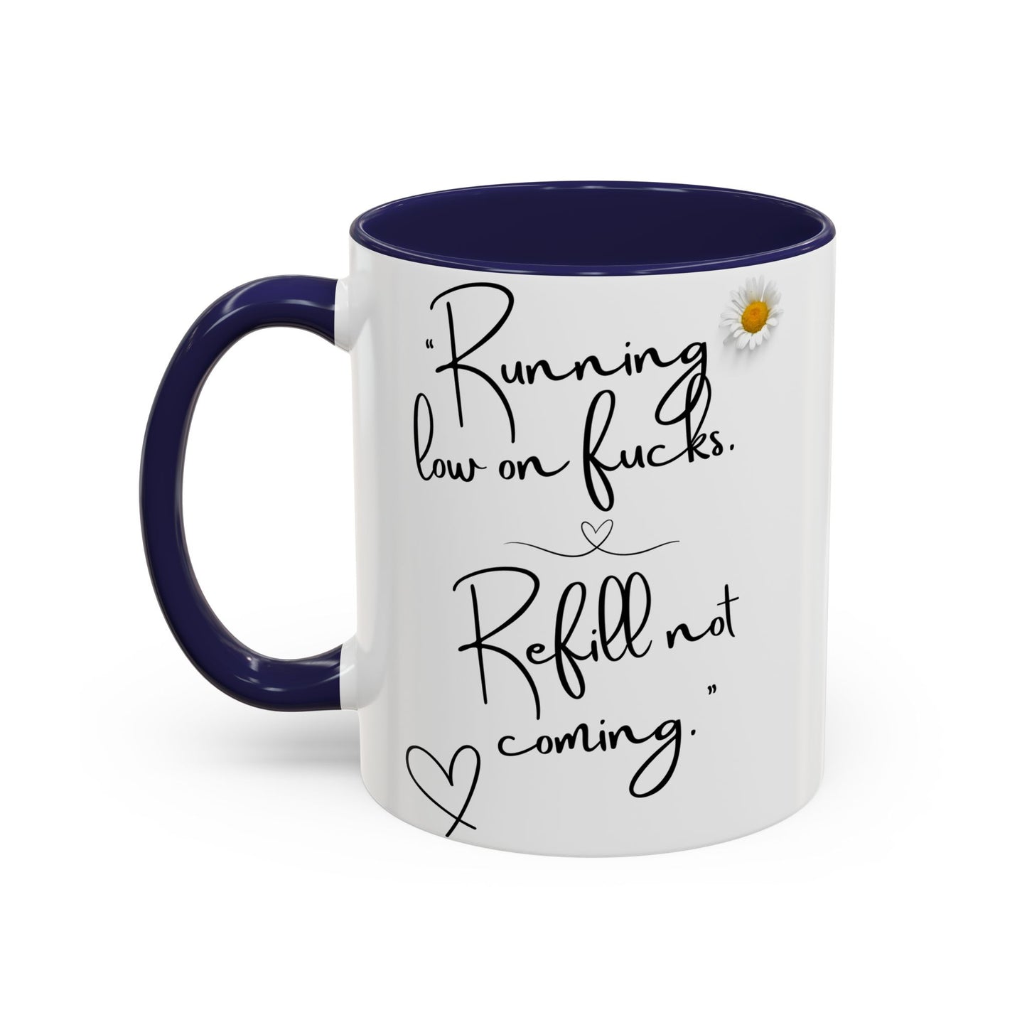 Running low on f**ks Sassy Coffee Mug, Funny Gift for Friends, Office Humour Cup, Birthday Present, Quirky Home Decor, Self-Care Coffee Mug