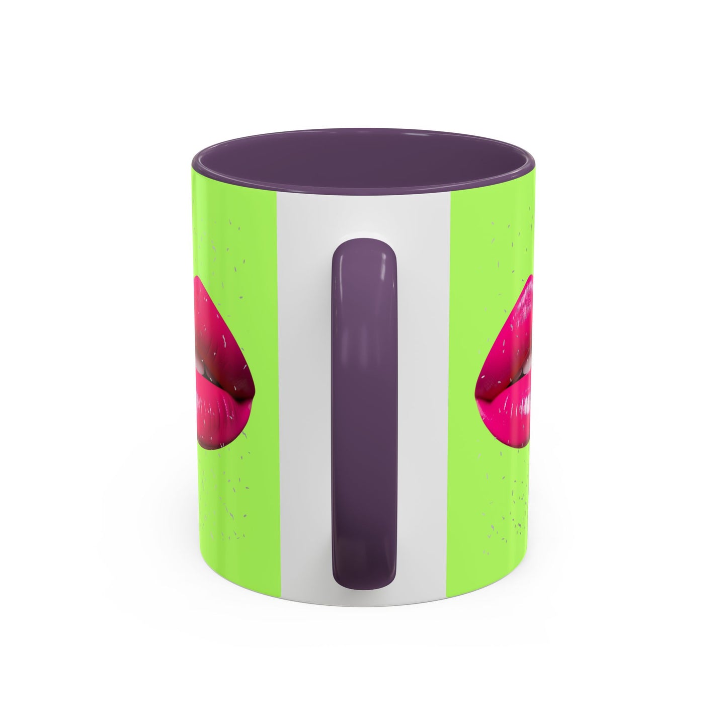 Hot Lips Neon Accent Coffee Mug (11, 15oz)