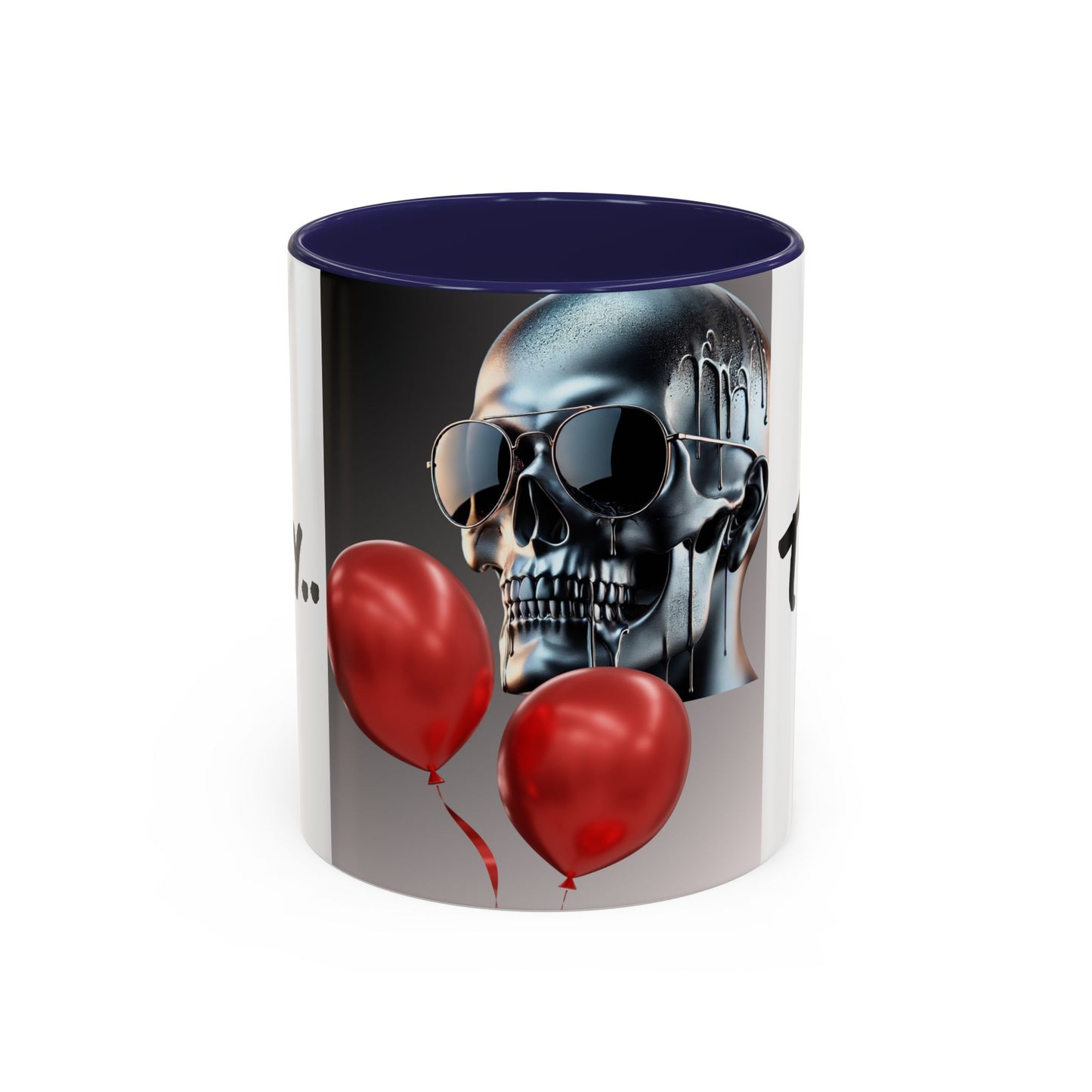Skeleton Party Time Accent Coffee Mug (11, 15oz)