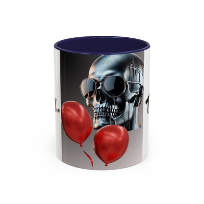 Skeleton Party Time Accent Coffee Mug (11, 15oz)