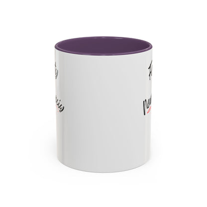 White Feisty And Neurospicy Accent Coffee Mug (11, 15oz)