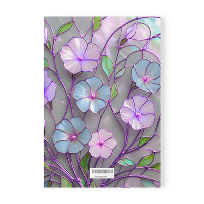 Floral Softcover Notebook - A5 Journal, Stationery Gift, Floral Design Diary, Art Notebook for Writing, Eco-Friendly Notebook