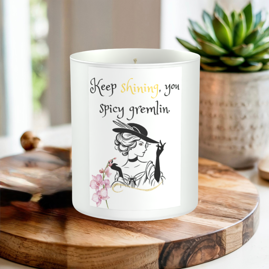Spicy Gremlin 200g White candle ‘Sandy Bay'