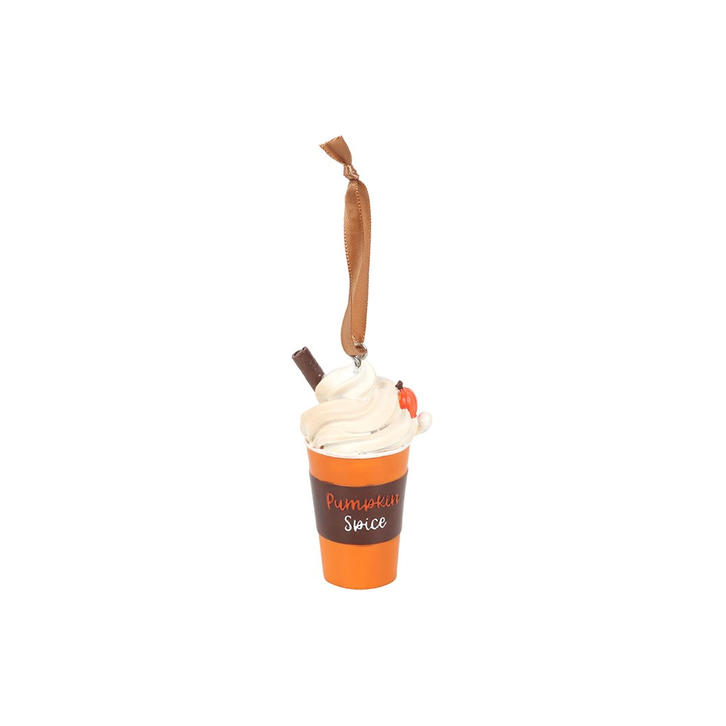 Pumpkin Spice Latte Hanging Ornament – Autumn Decoration