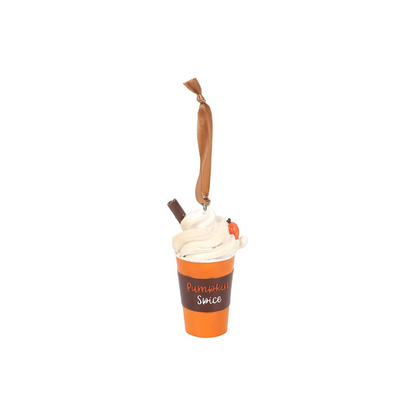 Pumpkin Spice Latte Hanging Ornament – Autumn Decoration