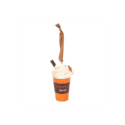 Pumpkin Spice Latte Hanging Ornament – Autumn Decoration
