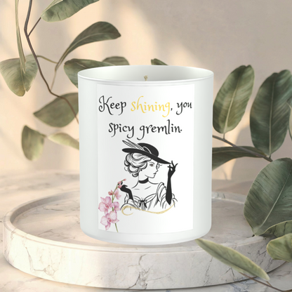 Spicy Gremlin 200g White candle ‘Sandy Bay'