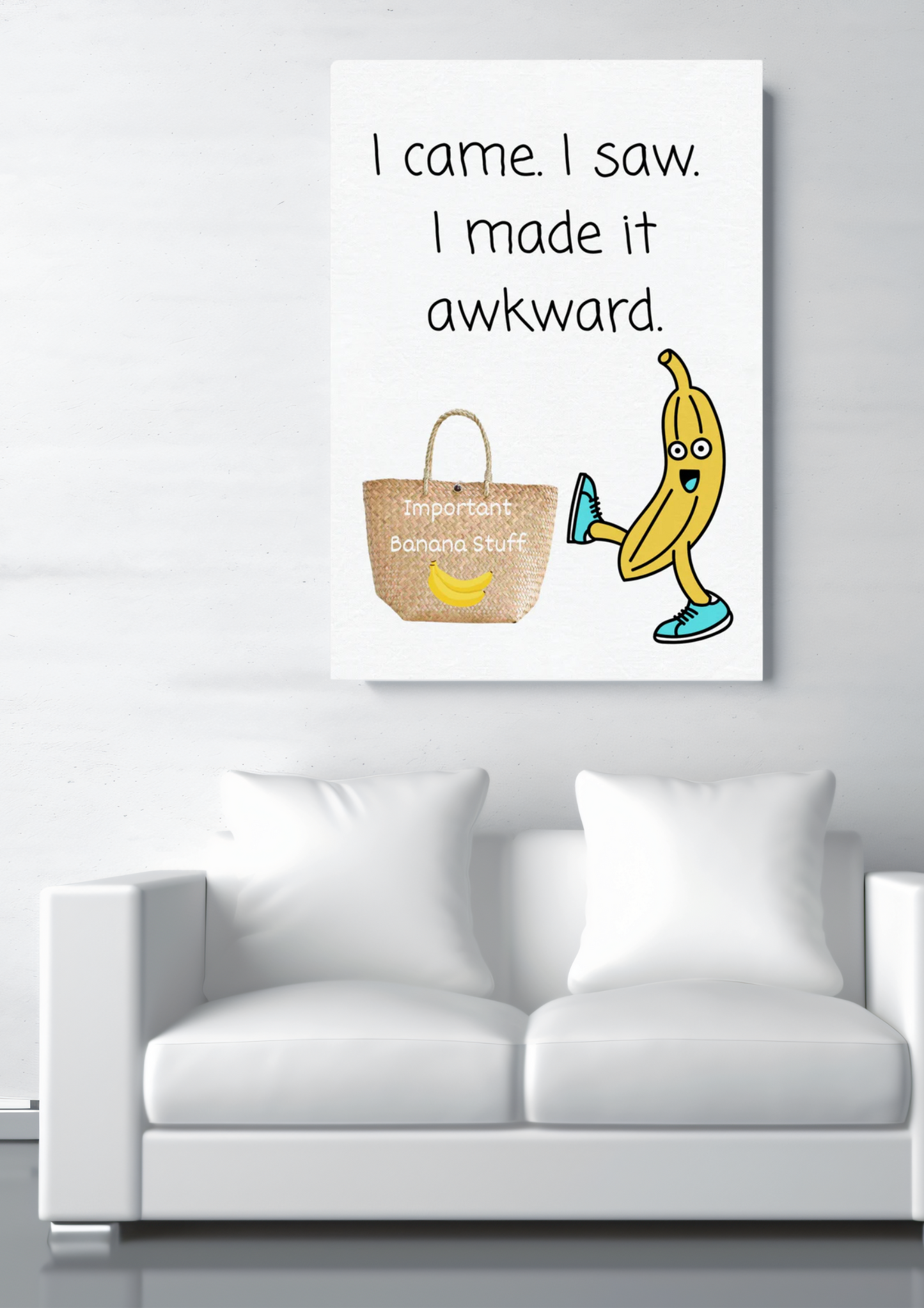 Banana Humour Canvas
