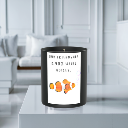 Our friendship is... 200g Black Candle ‘Dark Noir’