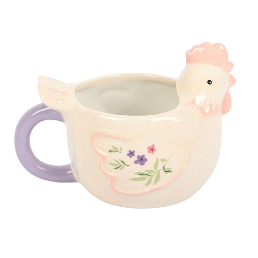 Hen Shaped Mug | Cottagecore Chicken Gift UK