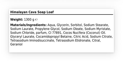 Himalayan Cava Soap Loaf