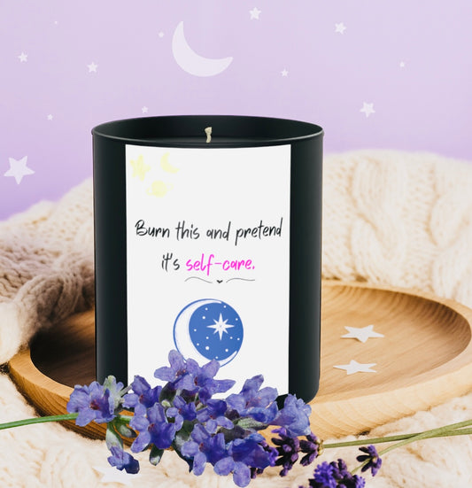Pretend Self Care 200g Black Candle ‘Dark Noir’