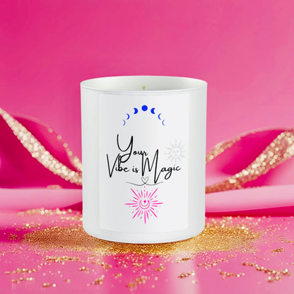 Your Vibe Is Magic 200g White candle ‘Sandy Bay'