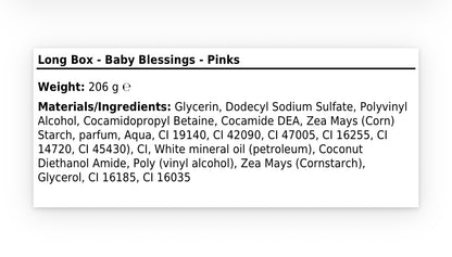 Long Box - Baby Blessings - Pinks