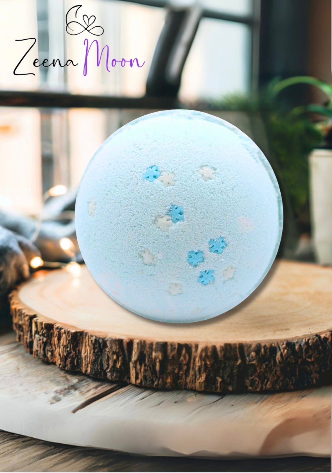 Snowflake Bath Bomb - Blueberries