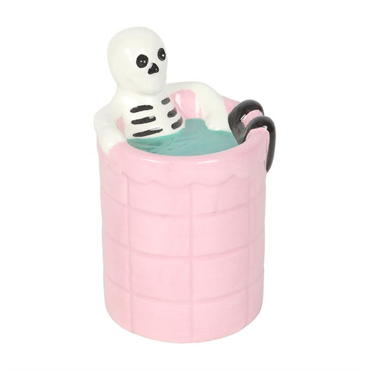 Pink Skeleton Oil Burner | Halloween Home Decor | Zeena Moon