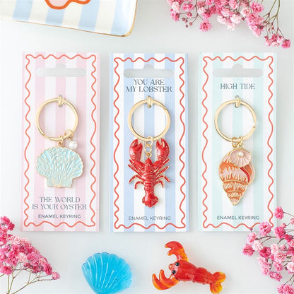 The World is Your Oyster Keyring