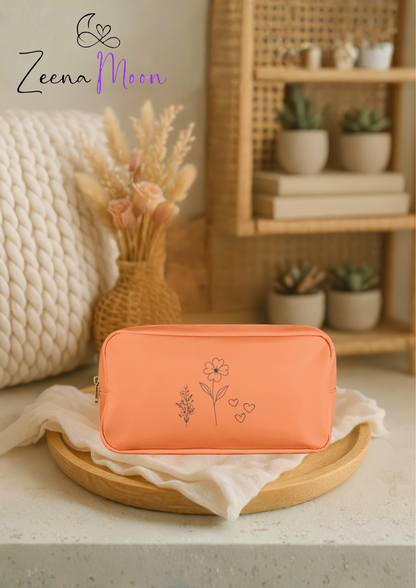 Minimalist Flower Make up Case