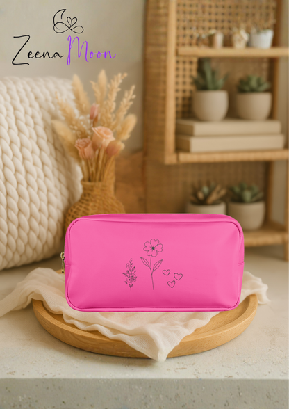 Minimalist Flower Make up Case