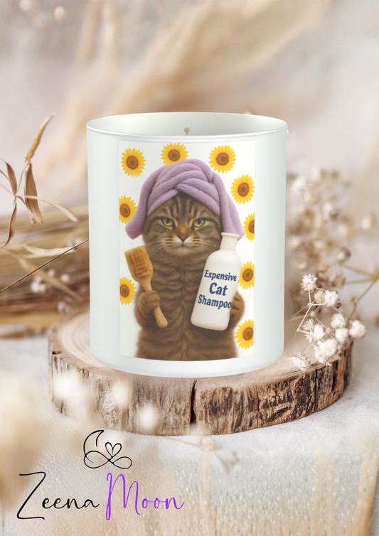 Expensive Cat Shampoo 200g White candle ‘Sandy Bay'
