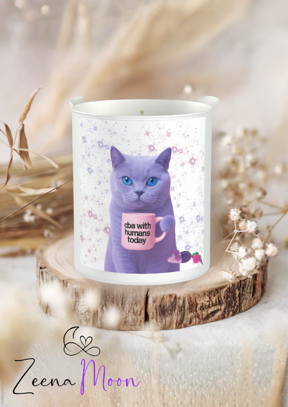 CBA With Humans Today Cat 200g White candle ‘Sandy Bay'