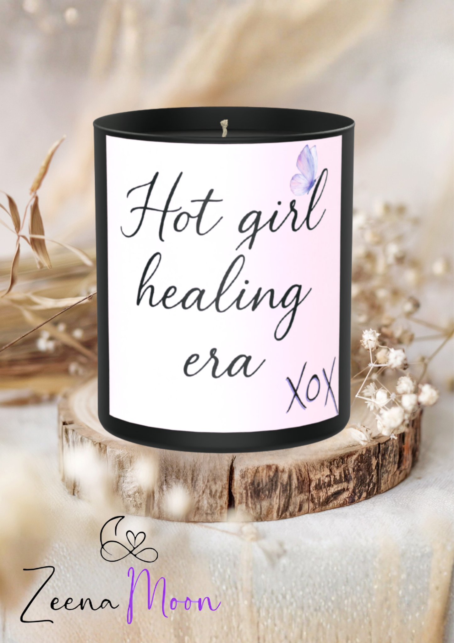 Hot Girl Healing Era 200g Black Candle ‘Dark Noir’