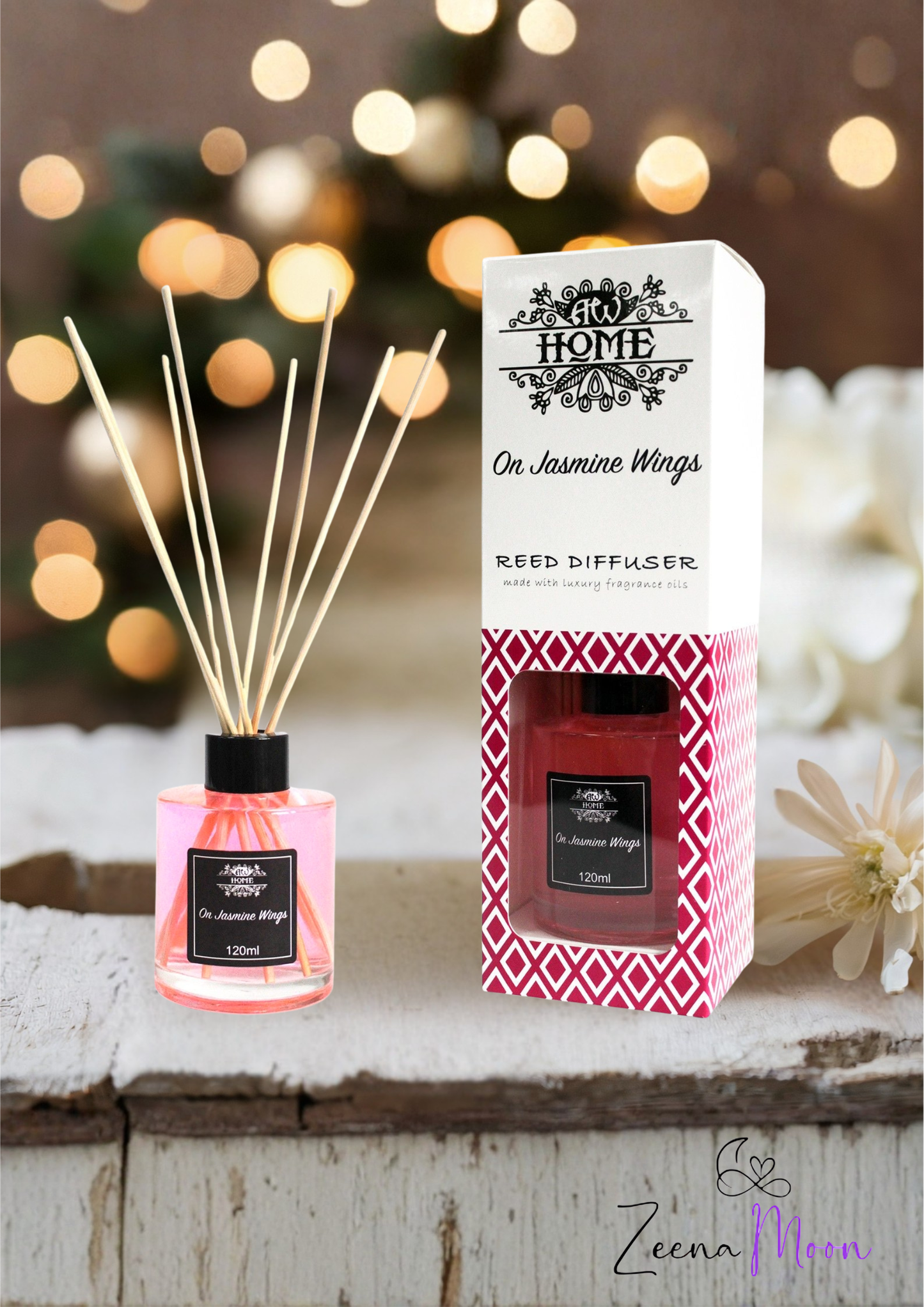 120ml Reed Diffuser - On Jasmine Wings