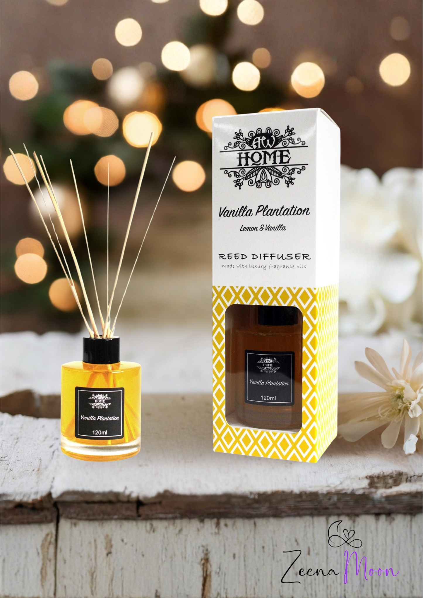 120ml Reed Diffuser -  Vanilla Plantation