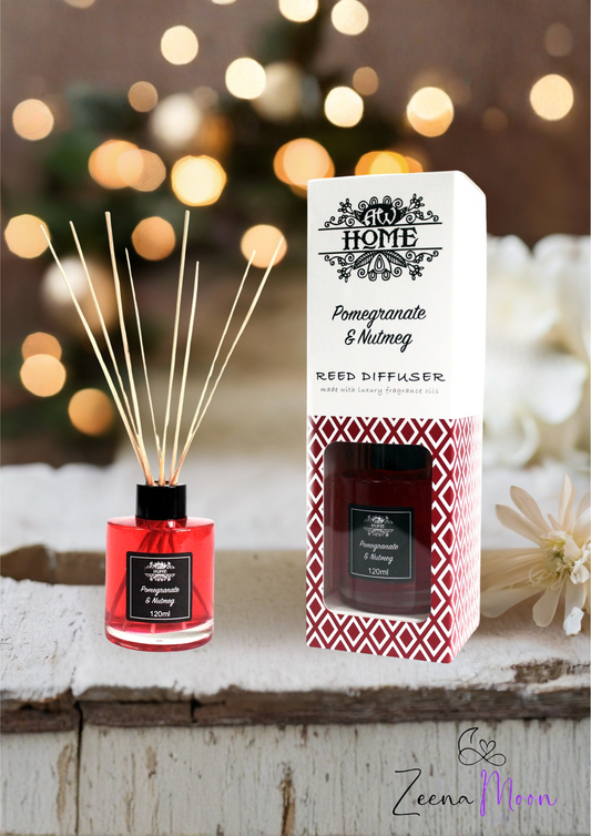 120ml Reed Diffuser -  Pomegranate & Nutmeg
