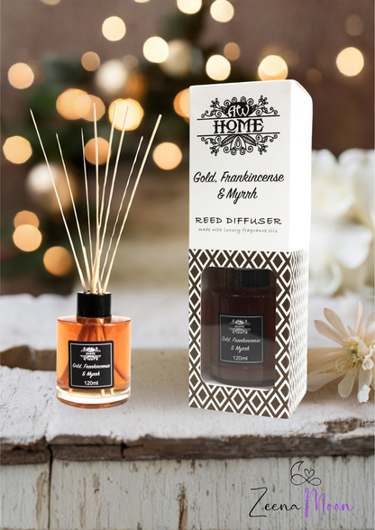 120ml Reed Diffuser - Gold, Frankincense & Myrrh
