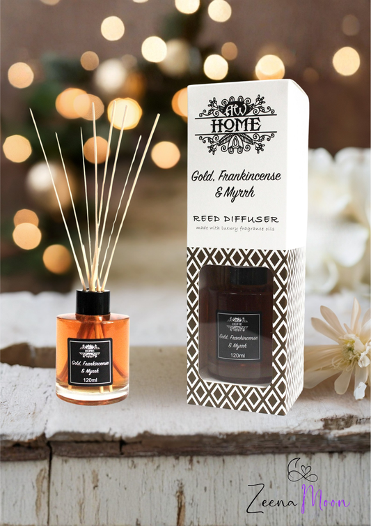 120ml Reed Diffuser - Gold, Frankincense & Myrrh
