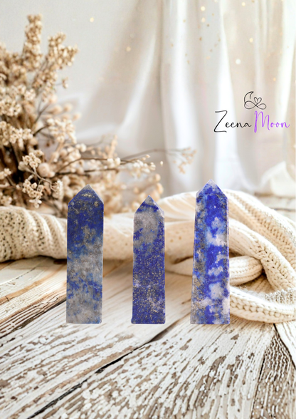 Gemstone Obelisk Points approx 5cm - Afghan Lapis