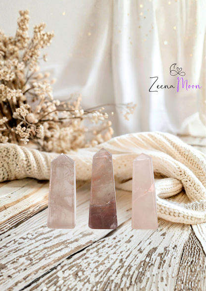 Gemstone Obelisk Points approx 5cm - Smokey Quartz