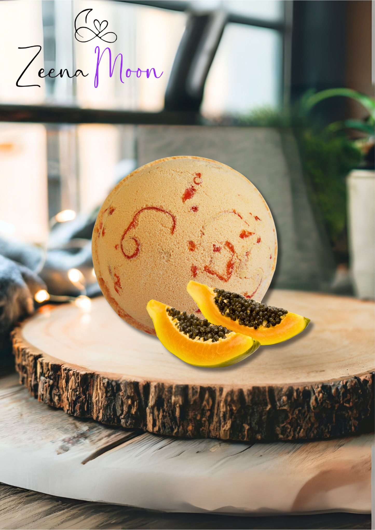 Tropical Paradise Coco Bath Bomb - Papaya