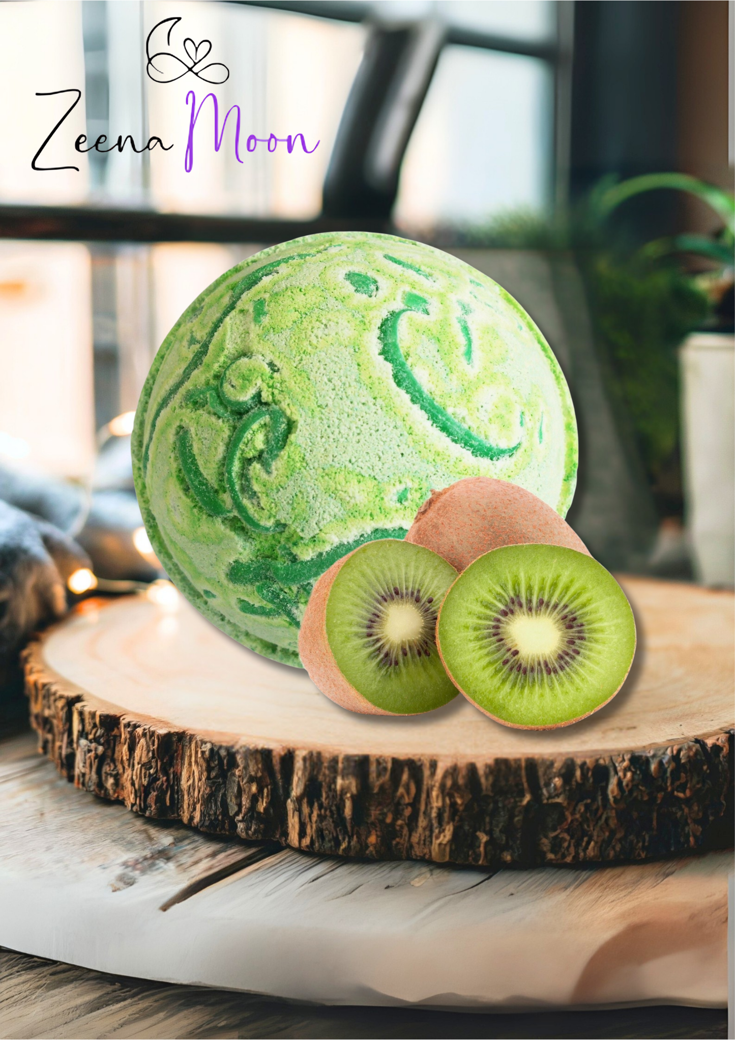 Tropical Paradise Coco Bath Bomb - Kiwi Fruit