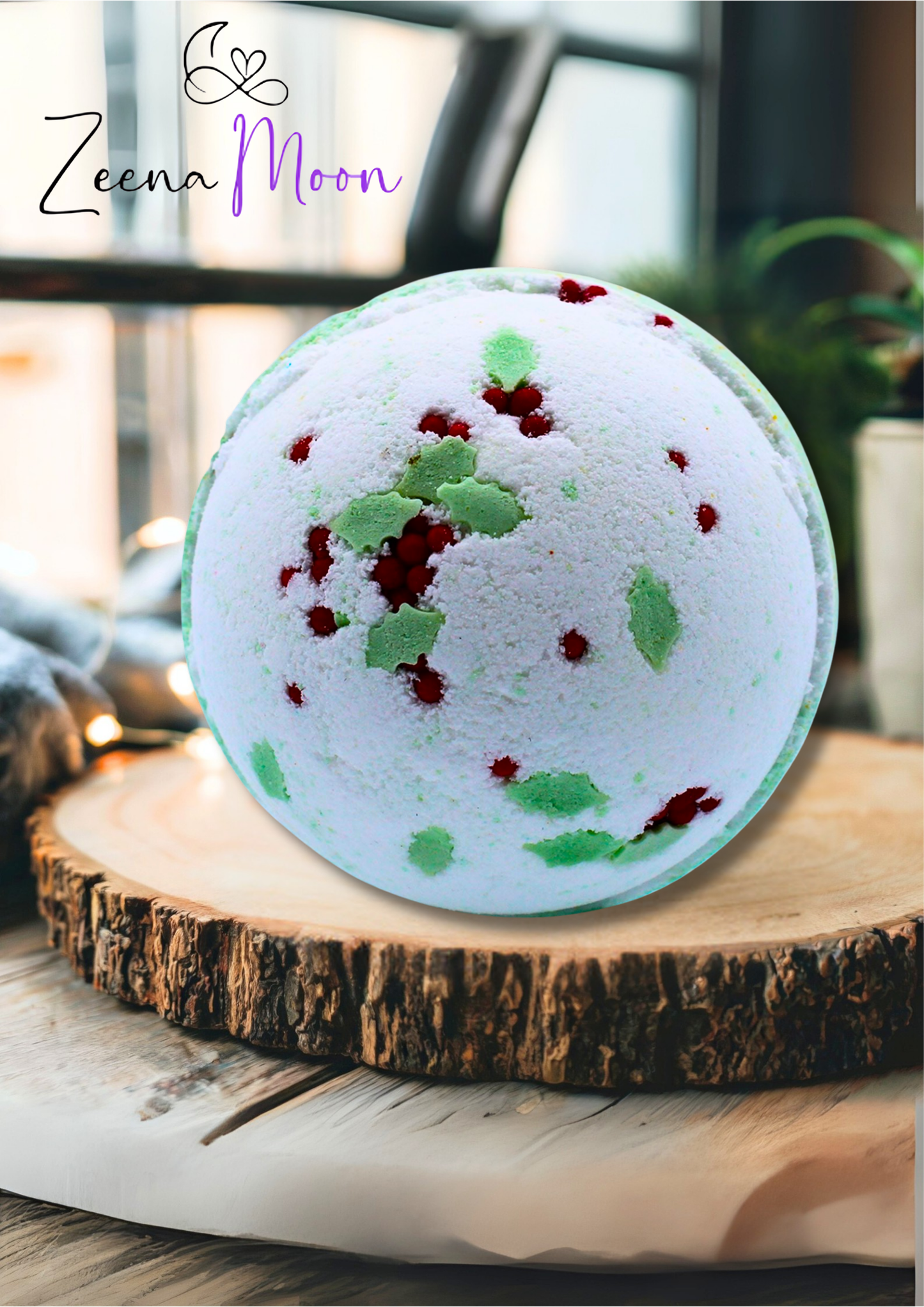 Christmas Bath Bomb - Holly Berry & Mistletoe