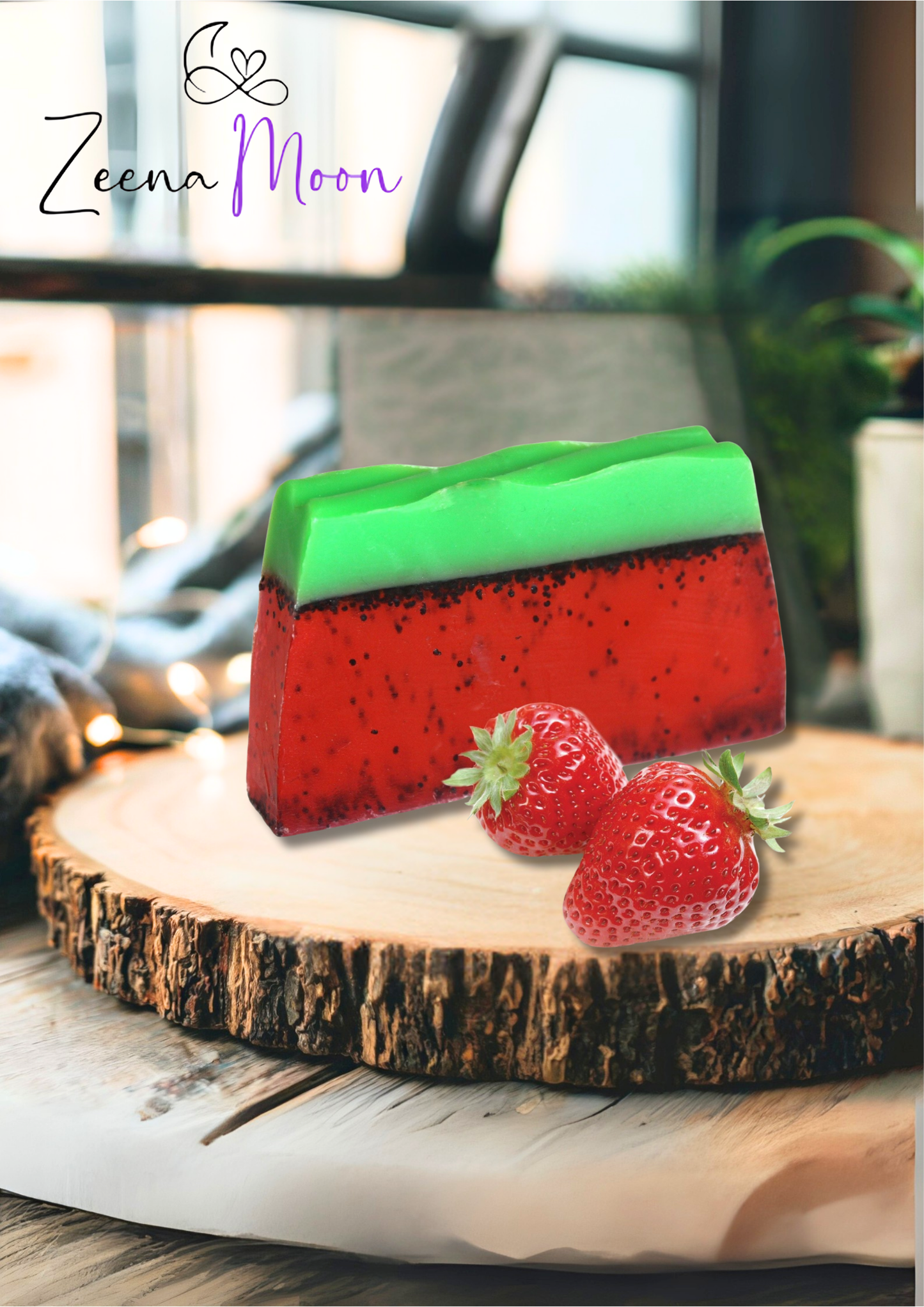 Tropical Paradise Soap Loaf - Strawberry