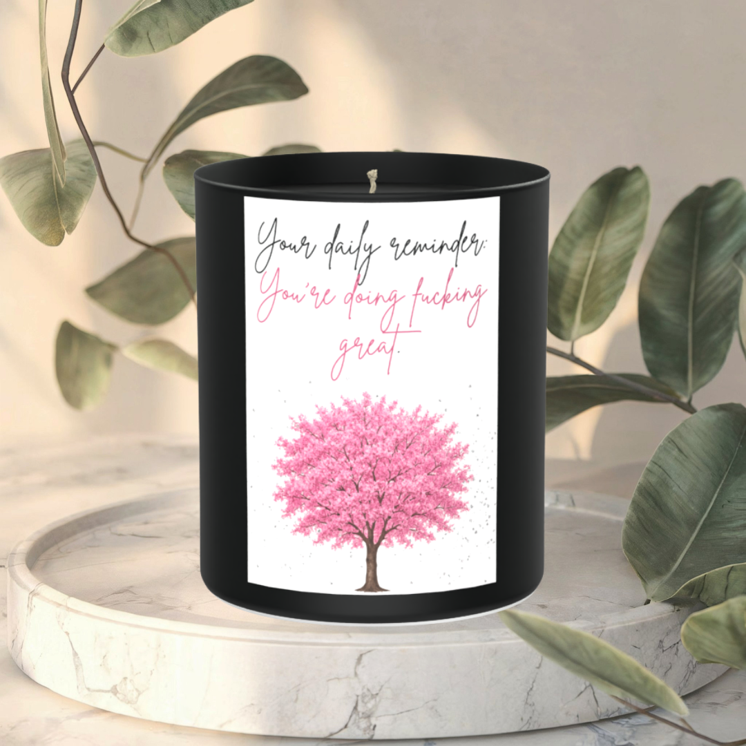 You're Doing Great 200g Black Candle ‘Dark Noir’