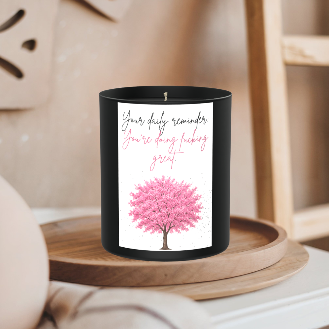 You're Doing Great 200g Black Candle ‘Dark Noir’