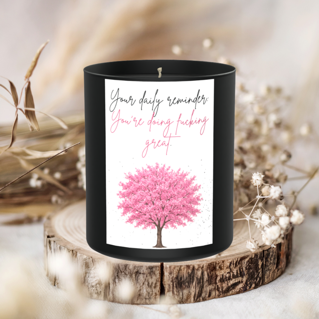 You're Doing Great 200g Black Candle ‘Dark Noir’