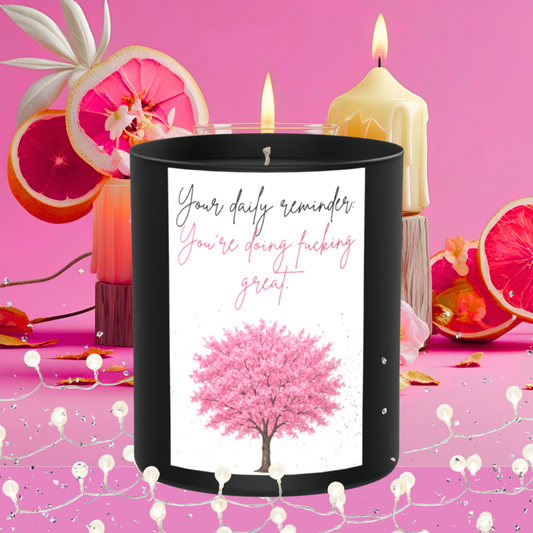 You're Doing Great 200g Black Candle ‘Dark Noir’