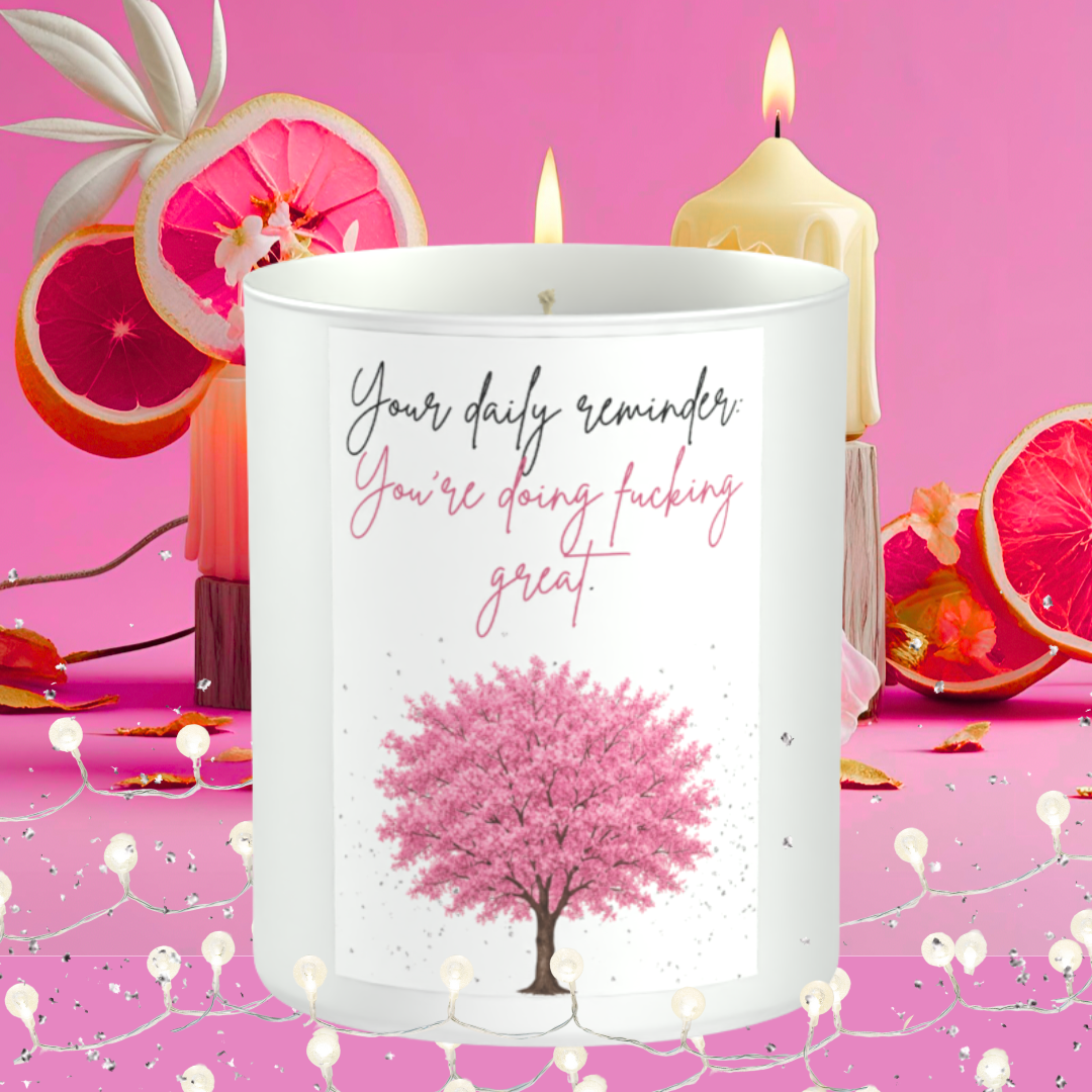 You're Doing Great 200g White candle ‘Sandy Bay'