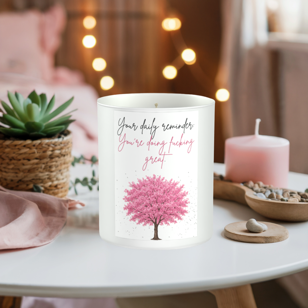 You're Doing Great 200g White candle ‘Sandy Bay'