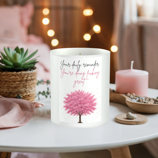 You're Doing Great 200g White candle ‘Sandy Bay'