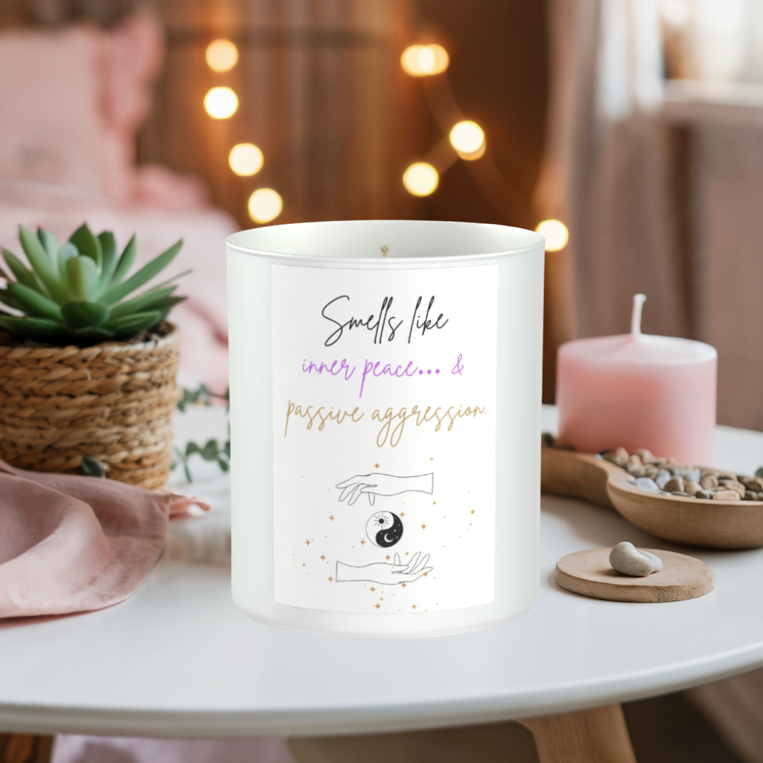 Smells Like Peace 200g White candle ‘Sandy Bay'